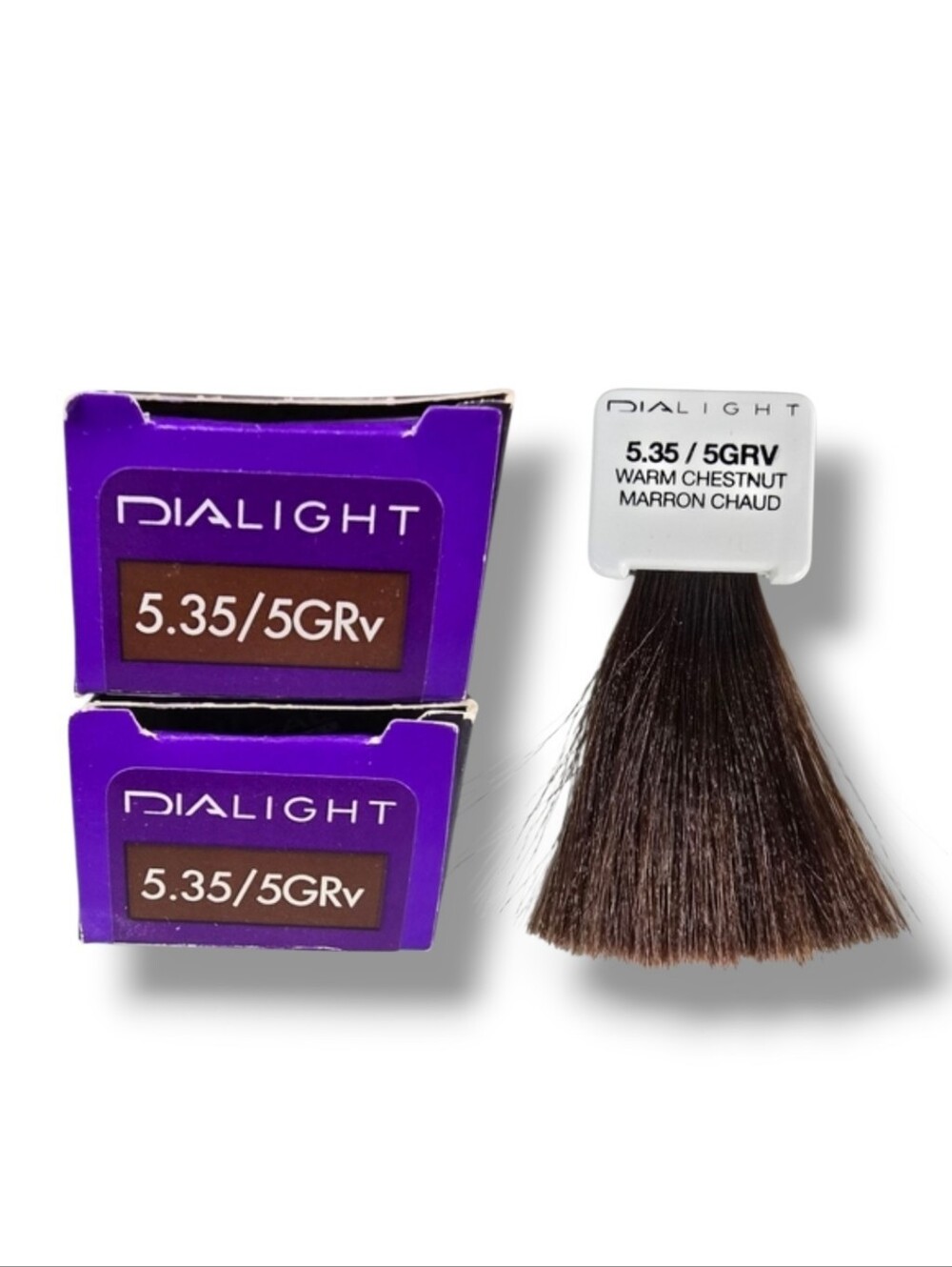 L'Oreal Professionnel DIALight 2 Tubes Ammonia-Free 5.35/5GRv Warm Chestnut